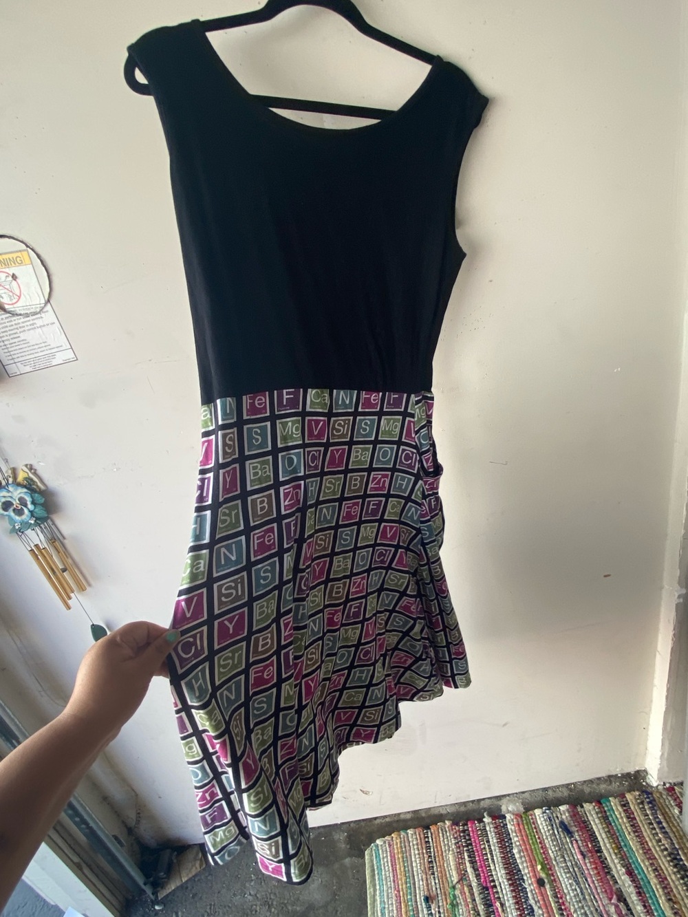 Svaha Periodic Table Dress 10 Organic Cotton Pockets Science Teacher Geek Chic - Picture 11 of 12